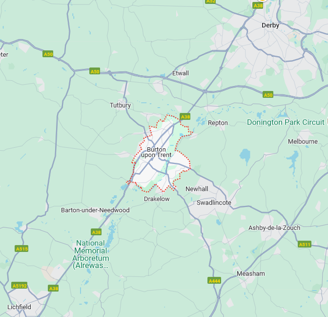 Coach Hire in Burton, Derby and Ashby